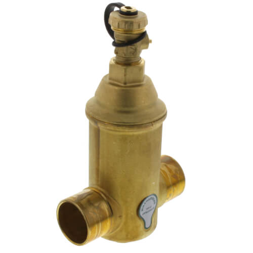 1-1/4" Spirotrap Drain Brass Dirt Separator with removable head (Sweat)