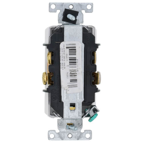 Main product image of Decora Plus Tamper Resistant Duplex Receptacle - White (15A, 125V, 2P)