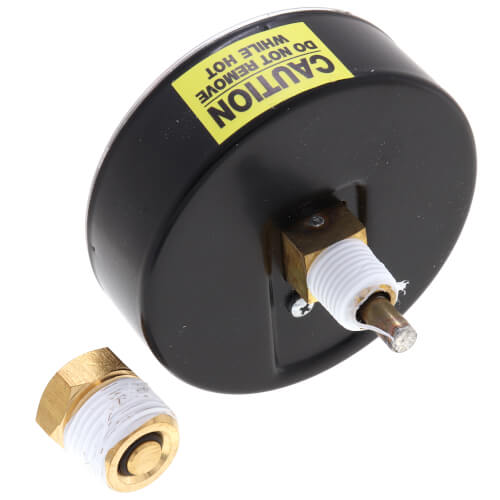 Main product image of 1/2" NPT, 3-1/8" Face, Temperature & Pressure Gauge (Tridicator), TDV-040