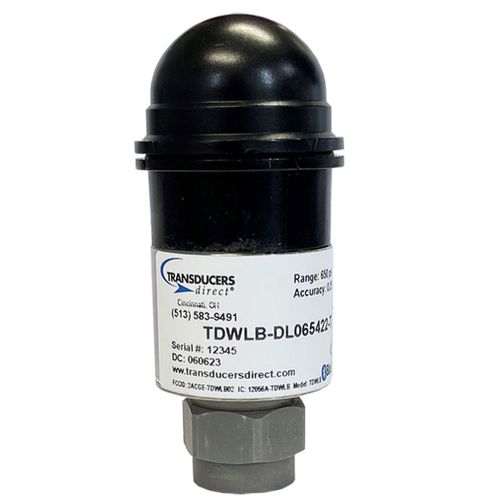 Main product image of TD8351 Wireless Bluetooth Pressure Transducer 1% Accuracy, 7/16"-20" SAE Female w/ 45° Flare & Valve Depressor w/ Data Logging Capability & M5 Connector (0-650 PSI)