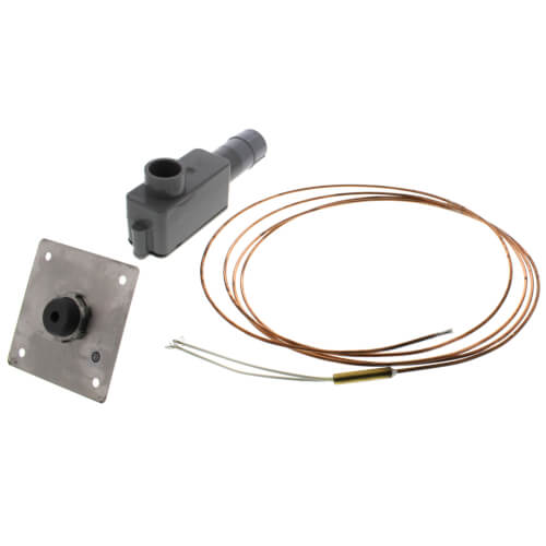 Main product image of 8" Duct Mount Nickel Wire Temperature Sensor w/ Conduit (1k ohm)