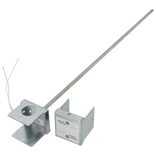 Main product image of 18" Duct Mount Nickel Temperature Sensor w/ Metal Cover (1k ohm)