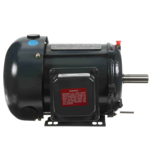 Main product image of 1 HP 208-230/460v General Purpose Motor, 3 PH, 1800 RPM, 143T Frame, TEFC