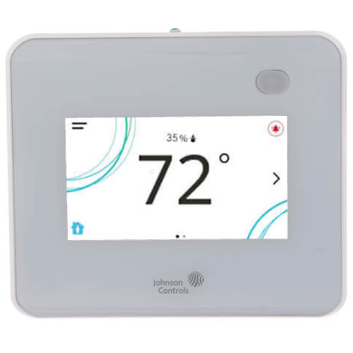 Main product image of TEC3000 BACnet or N2 Networked Thermostat Controller, Heat Pump w/ Economizer & Occupancy Sensor (White)
