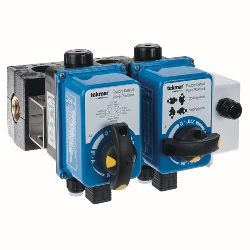 Main product image of 1" Brass 6-Way Diverting Valve Panel, Insulated