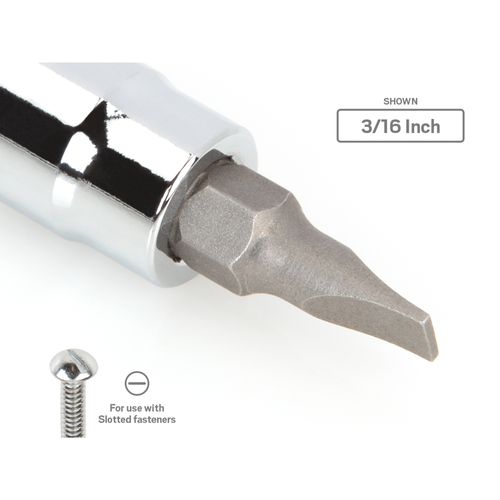 SHB00203 Tekton SHB00203 1 4 Drive X 5 16 Slotted Bit Socket shb00203-tekton-shb00203-1-4-drive-x-5-16-slotted-bit-socket