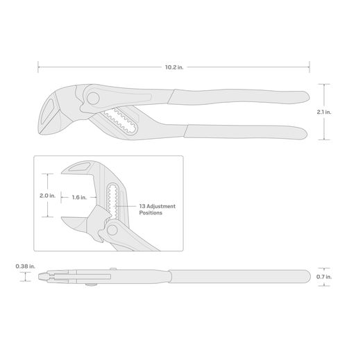 Main product image of 10" Pliers Wrench