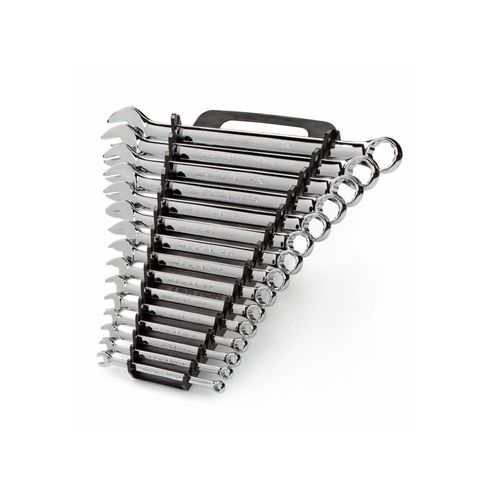Main product image of Combination Wrench Set with Holder, 15-Piece (1/4 - 1")