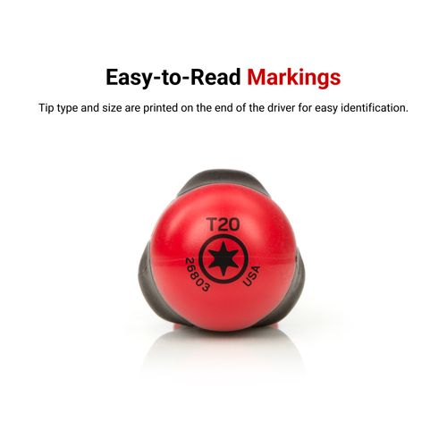 Main product image of T20 Torx High-Torque Black Oxide Blade Screwdriver