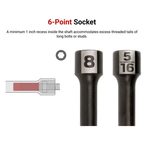 Main product image of 7/16" High-Torque Black Oxide Blade Nut Driver