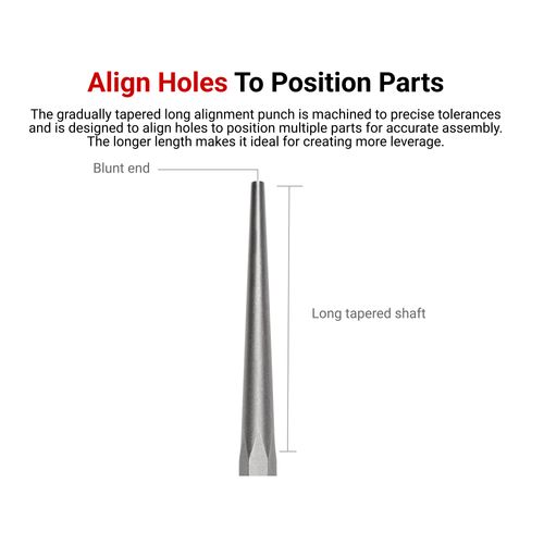 Main product image of 1/4" Long Alignment Punch