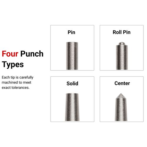 Main product image of Punch Set with Walnut Block (18-Piece)