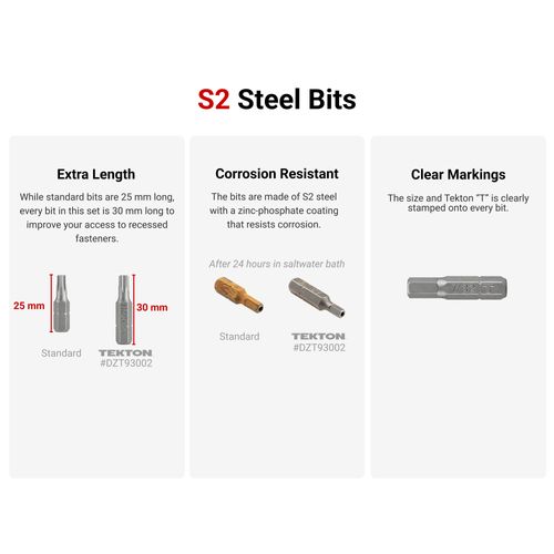 Main product image of 1/4" Bit Driver and Bit Set with Case, 37-Piece
