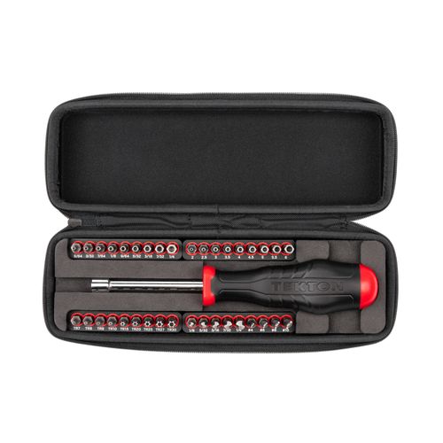 Main product image of 1/4" Security Bit Driver and Bit Set with Case, 37-Piece