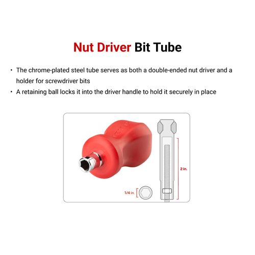 Main product image of 3-in-1 Stubby Torx Driver (T10 x T15, Red)