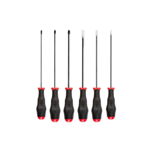 Main product image of Long High-Torque Screwdriver Set, 6-Piece (#1 - #3, 3/16 - 5/16")