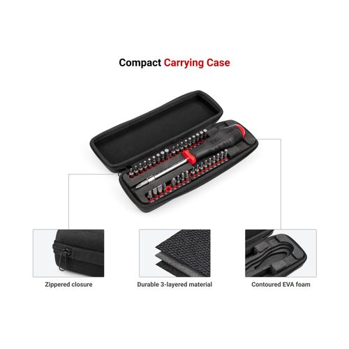 Main product image of 4 mm and 1/4" Bit Driver and Bit Set with Cases (134 Pieces)
