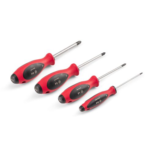 Main product image of Phillips Screwdriver Set - 4" Shanks, 4-Piece (#0 - #3)