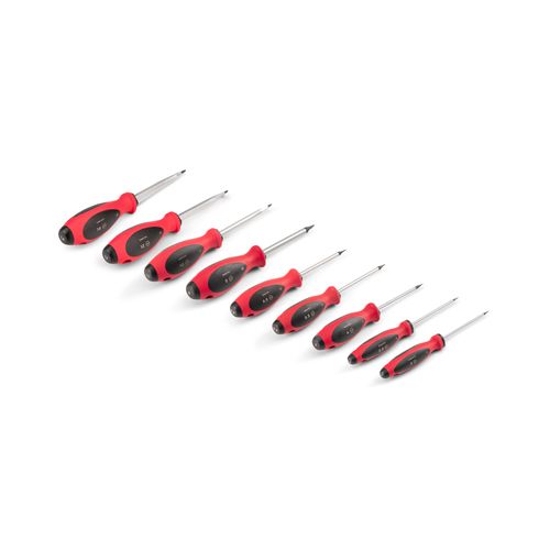 Main product image of Slotted Screwdriver Set - 4" Shanks, 9-Piece (3 - 14mm)