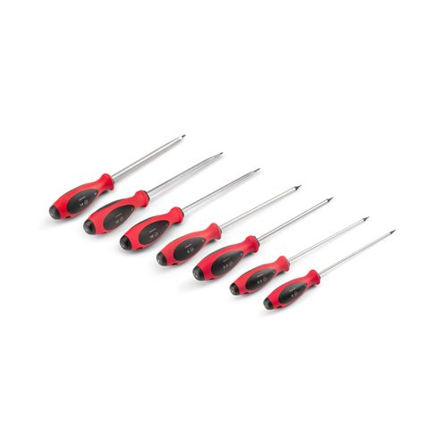 Main product image of Slotted Screwdriver Set - 8" Shanks, 7-Piece (4 - 14mm)