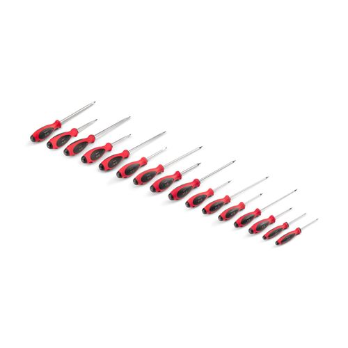 Main product image of Slotted Screwdriver Set - 4", 8" Shanks, 16-Piece (3 - 14mm)
