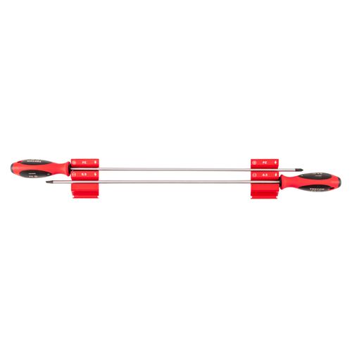 Main product image of Phillips and Slotted Screwdriver Set w/ Red Modular Organizers - 18" Shanks, 2-Piece (#2, 6.5mm)