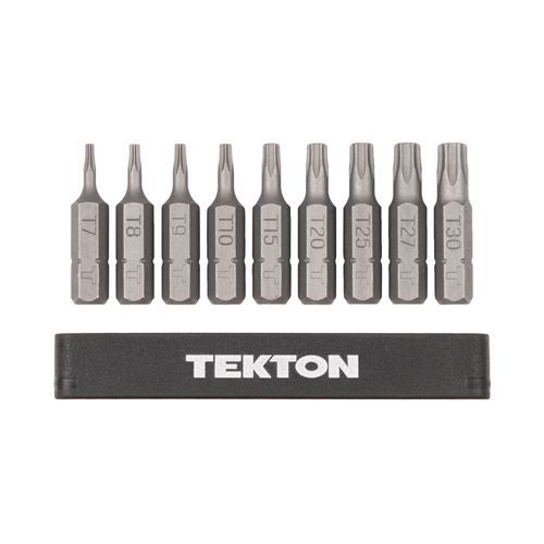 Main product image of 1/4" Star Bit Set with Rail, 9-Piece (T7-T30)