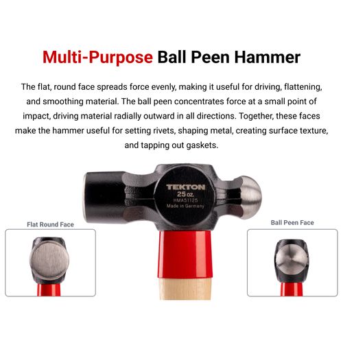 Main product image of Ball Peen Hammer Set, 3-Piece (12, 16, 25 oz.)
