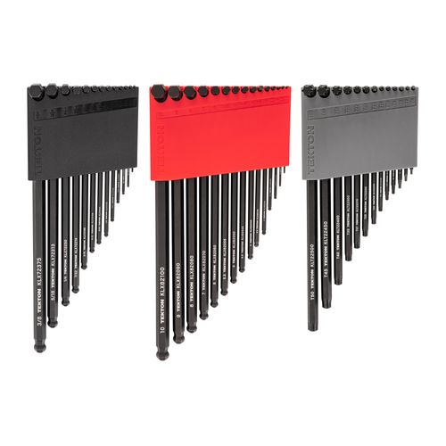 Main product image of Ball End Hex and Star L-Key Set with Holder, 41-Piece (0.050-3/8", 1.3-10mm, T6-T50)