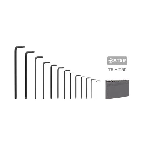 Main product image of Star L-Key Set with Holder, 13-Piece (T6-T50)