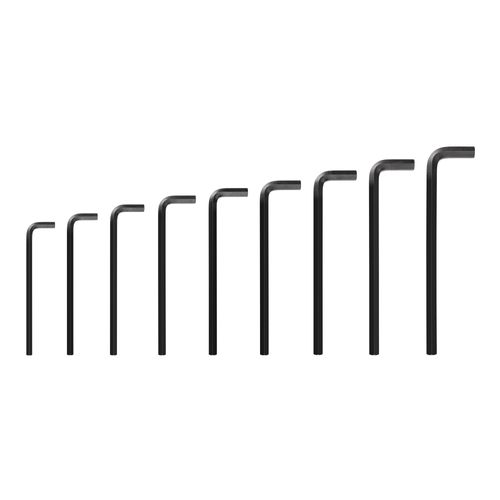 Main product image of Flat End Hex L-Key Set, 9-Piece (11-19mm)