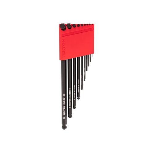 Main product image of Ball End Hex L-Key Set with Holder, 10-Piece (1.3-10mm)