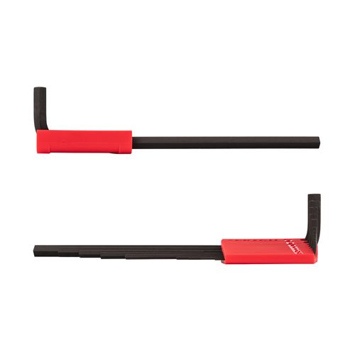 Main product image of Flat End Hex L-Key Set with Holder, 10-Piece (1.3-10mm)