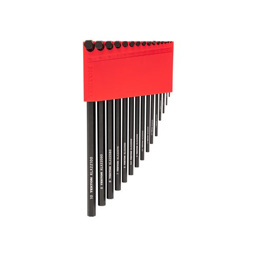 Main product image of Flat End Hex L-Key Set with Holder, 15-Piece (1.3-10 mm)