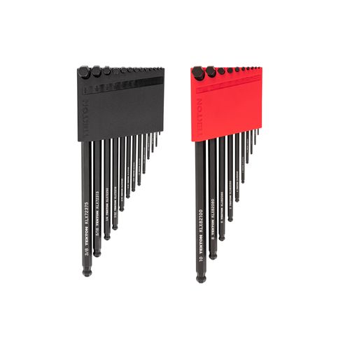 Main product image of Ball End Hex L-Key Set with Holder, 23-Piece (0.050-3/8", 1.3-10mm)