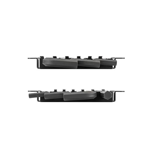 Main product image of Flat End Hex L-Key Set with Rack, 6-Piece (7/16-3/4")