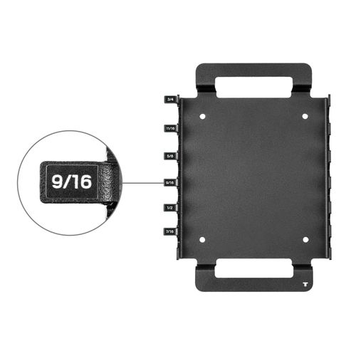 Main product image of Flat End Hex L-Key Set with Rack, 6-Piece (7/16-3/4")