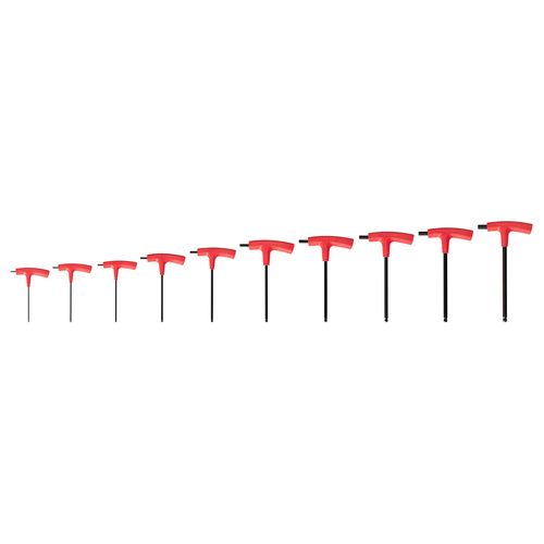 Main product image of Ball End Hex T-Handle Key Set, 10-Piece (2-10mm)