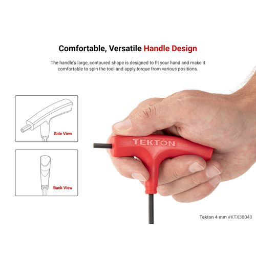 Main product image of Flat End Hex T-Handle Key Set, 10-Piece (2-10 mm)