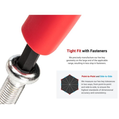 Main product image of Flat End Hex T-Handle Key Set, 10-Piece (2-10 mm)