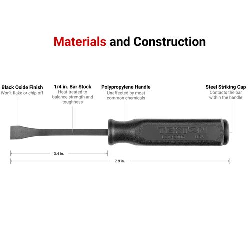 Main product image of 8" Angled End Handled Pry Bar
