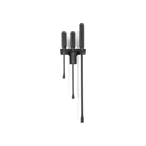 Main product image of Angled End Handled Pry Bar Set with Wall Hanger, 3-Piece (12, 17, 25")