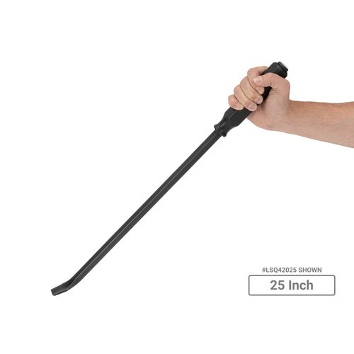 Main product image of Angled End Handled Pry Bar Set with Wall Hanger, 5-Piece (12, 17, 25, 36, 45")