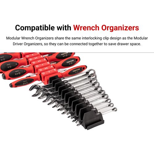 Main product image of 15-Tool Modular Driver Organizer Set (Black)