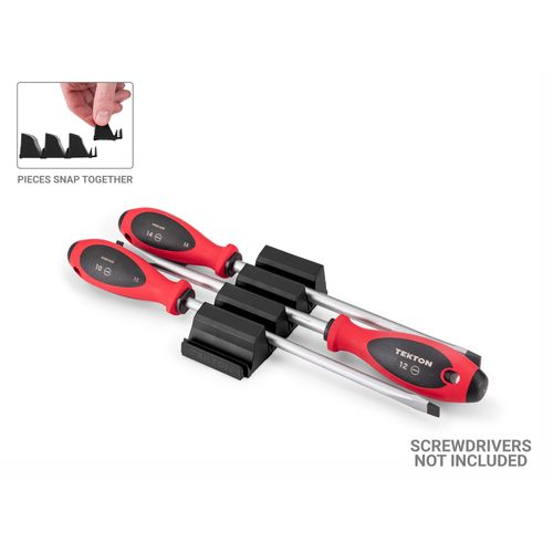 Main product image of 5-Tool Modular Driver Organizer Set, Wide Slot (Red)