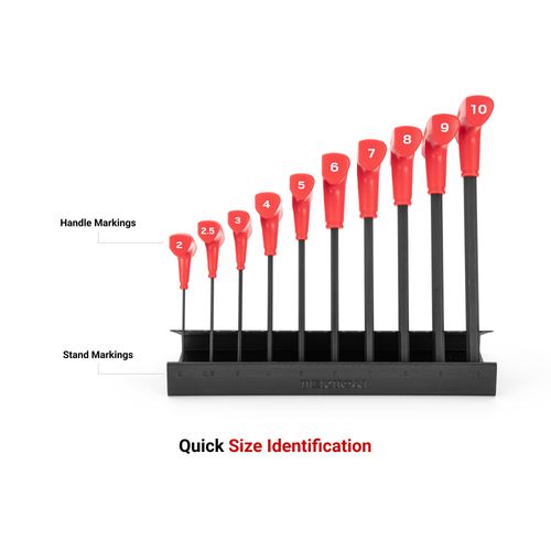 Main product image of 11-Tool Hex T-Handle Key Metal Stand (5/64-3/8")