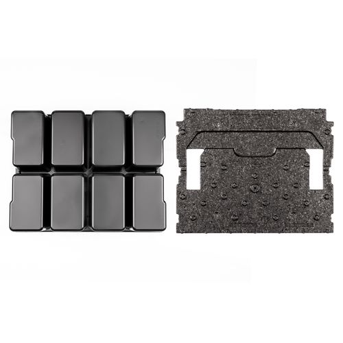 Main product image of 8-Cavity Parts Tray and Lid Insert for Stacking Tool Box