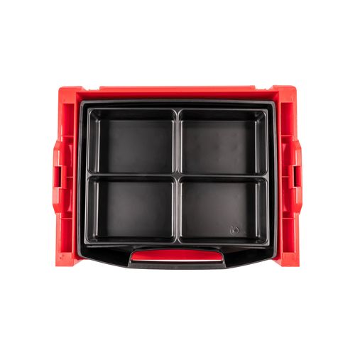 Main product image of Open Top Drawer (LS-Tray) with 4-Cavity Parts Tray and Stacking Drawer Rack