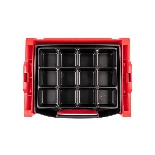 Main product image of Open Top Drawer (LS-Tray) with 12-Cavity Parts Tray and Stacking Drawer Rack