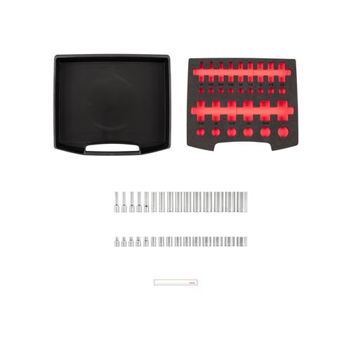 Main product image of 3/8" Drive 6-Point Socket Set with Open Top Drawer and Rack, 30-Piece (1/4-1")
